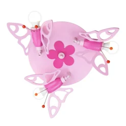 Plafondlamp Vlinder voor kinderkamer, 3-lamps