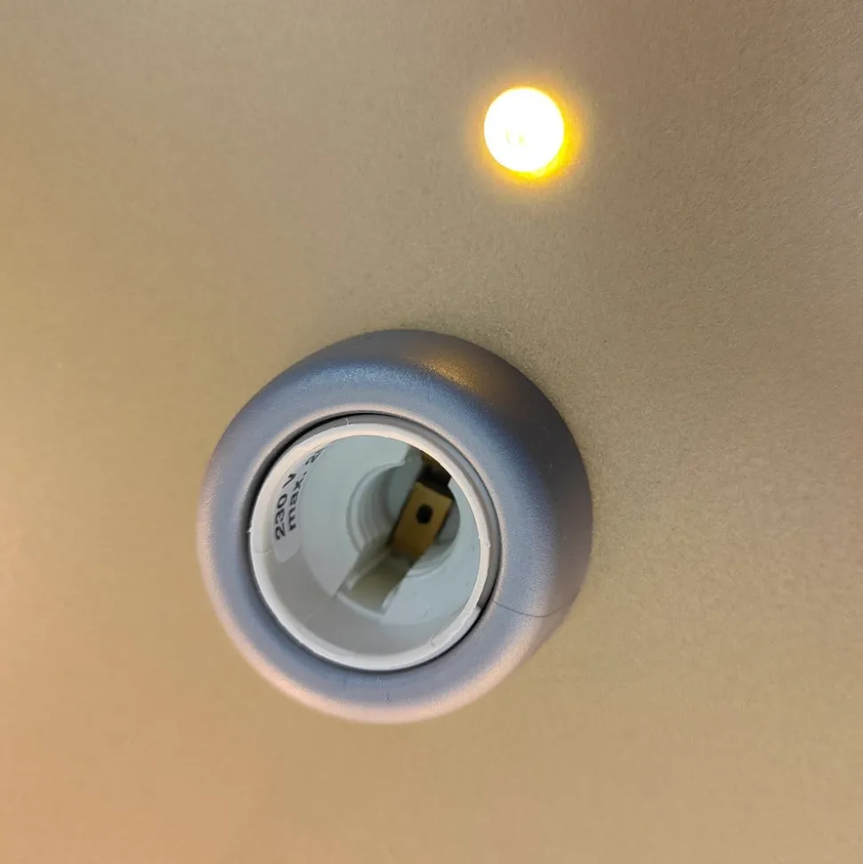 Plafondlamp wolk, goud, 5-lamps, 20 LED punt