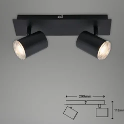 Plafondspot Banyo Splash GU10 IP44 2-lamps