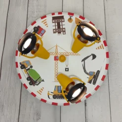 Plafondspot Baustelle, 3-lamps