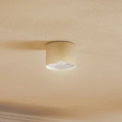 Plafondspot Chloe vast, beige