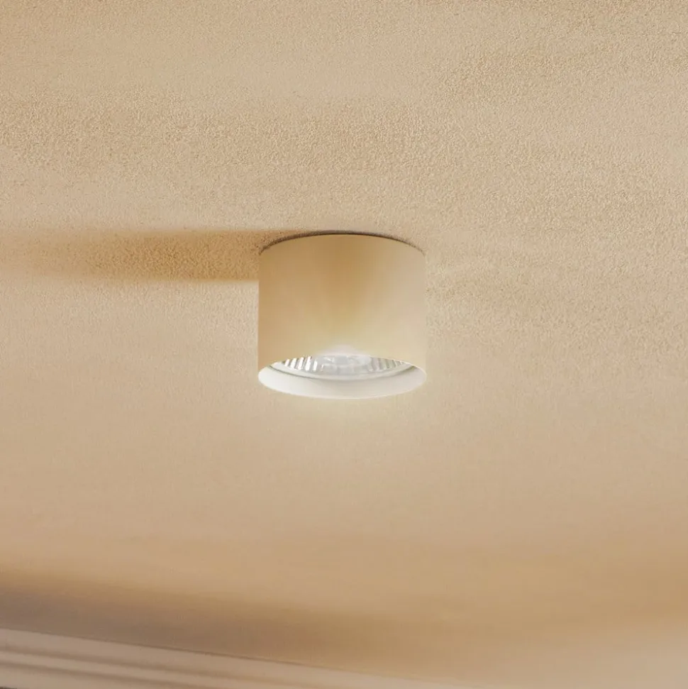 Plafondspot Chloe vast, beige