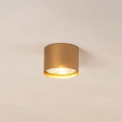 Plafondspot Chloe vast, goud