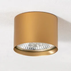 Plafondspot Chloe vast, goud