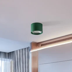 Plafondspot Chloe vast, groen