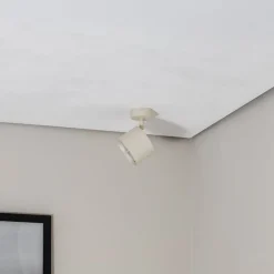 Plafondspot Chloe verstelbaar 1-lamp, beige