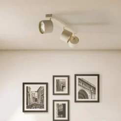 Plafondspot Chloe verstelbaar 3-lamps, beige