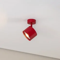 Plafondspot Chloe verstelbaar 1-lamp, rood