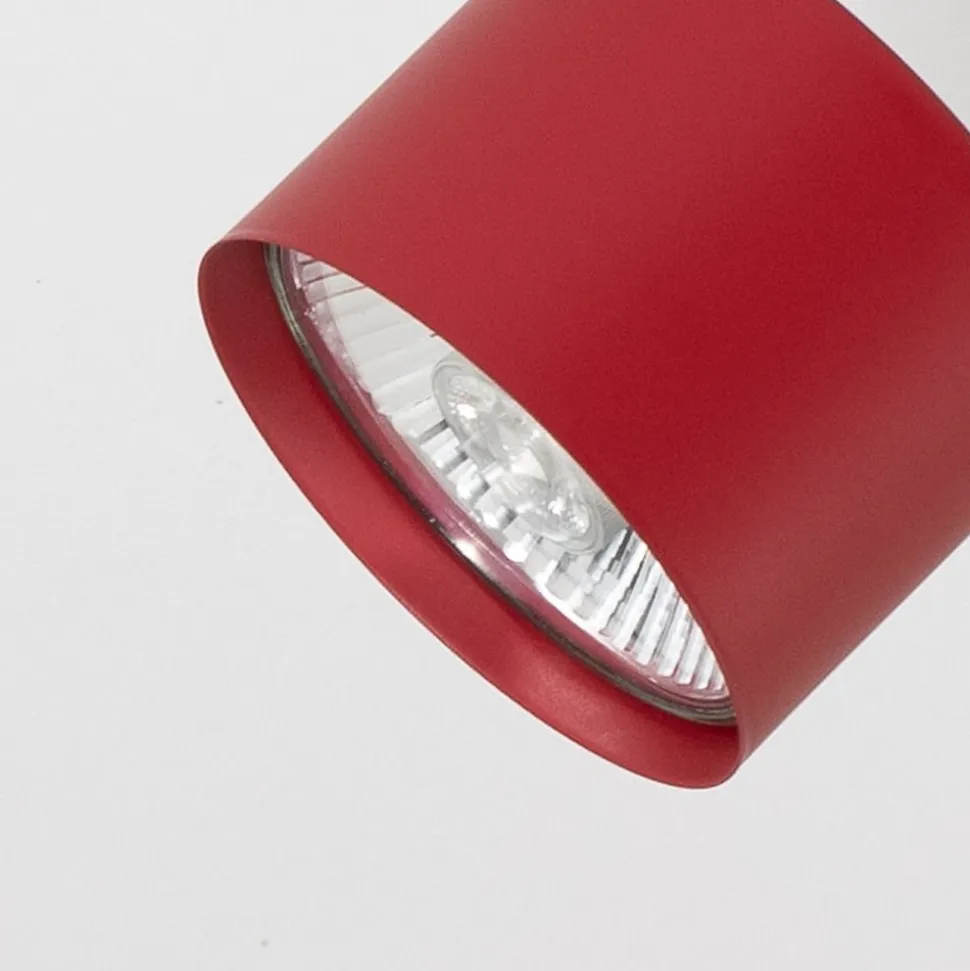 Plafondspot Chloe verstelbaar 1-lamp, rood
