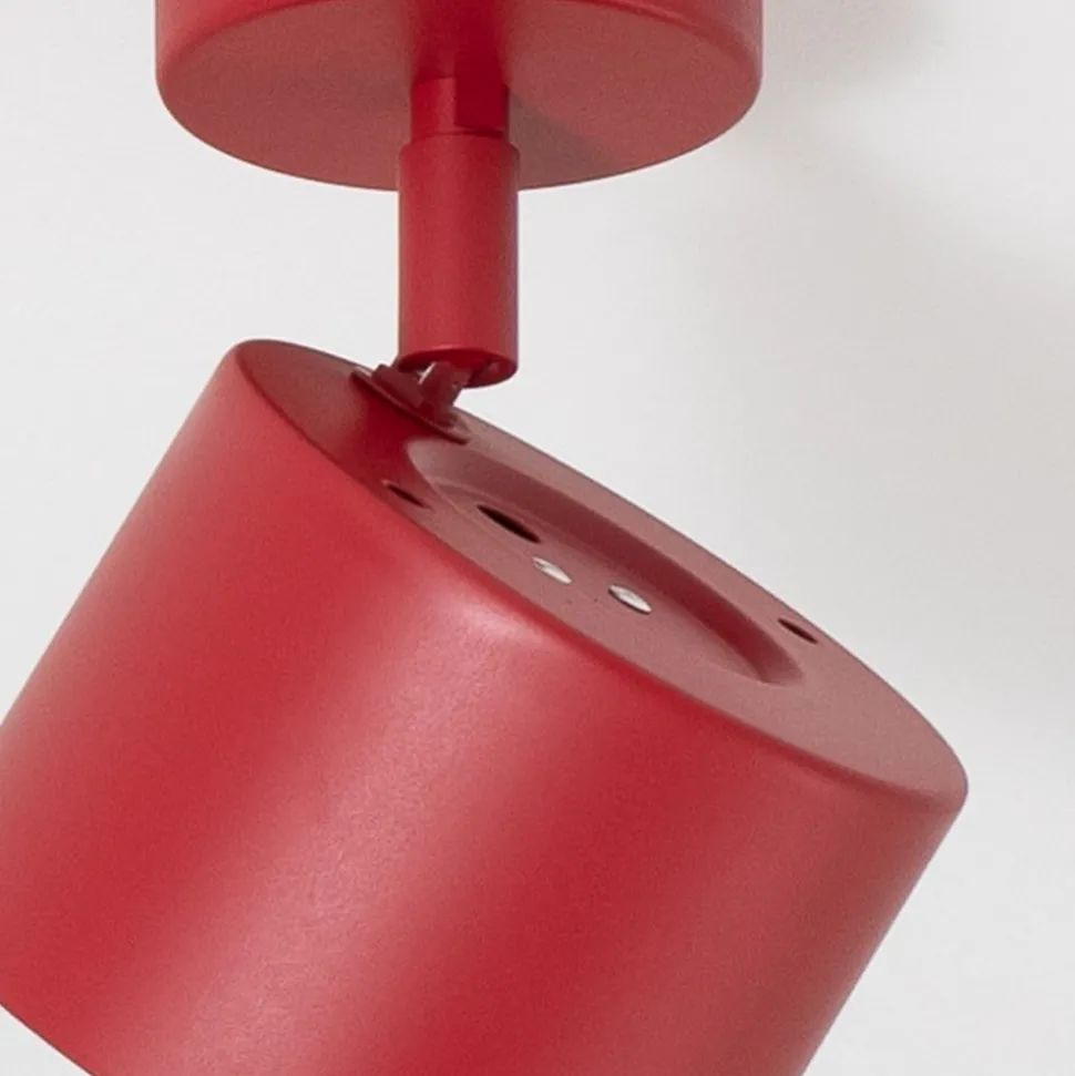 Plafondspot Chloe verstelbaar 1-lamp, rood