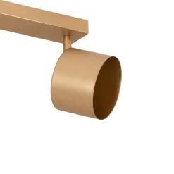 Plafondspot Chloe verstelbaar 3-lamps, goud