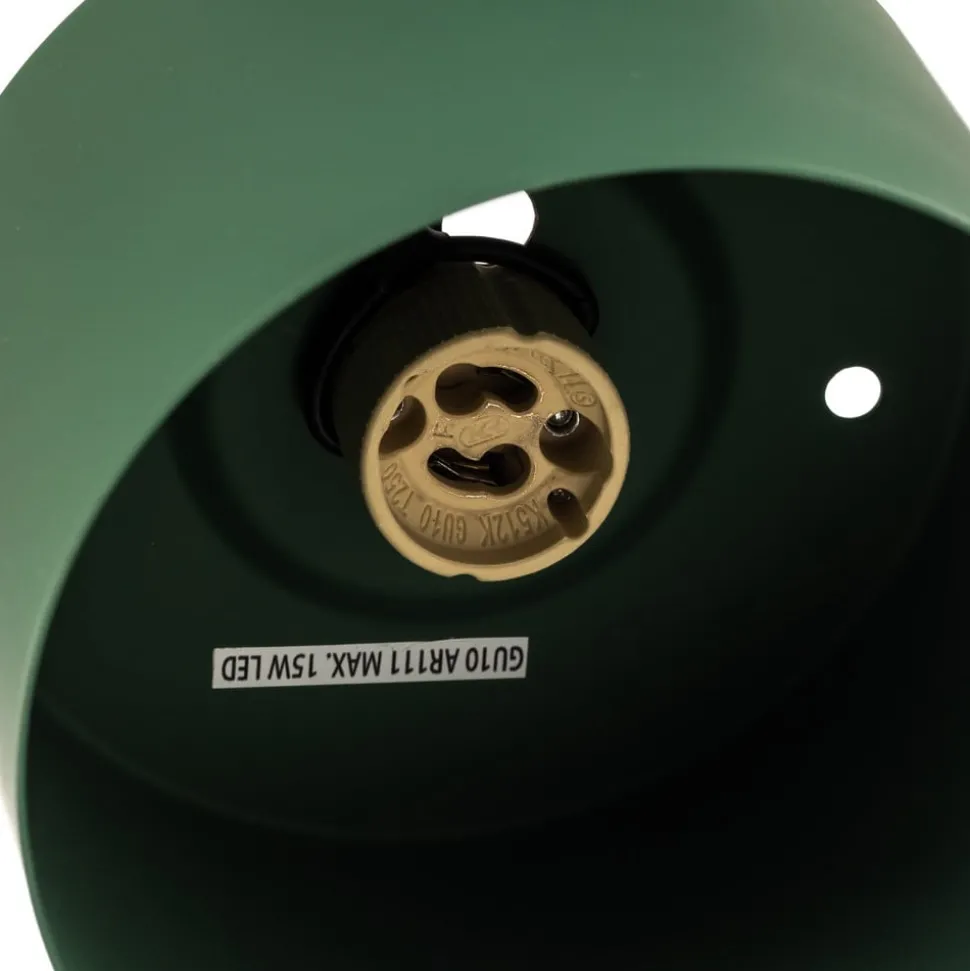 Plafondspot Chloe, verstelbaar, groen, metaal, GU10, 13,5 cm