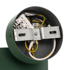 Plafondspot Chloe, verstelbaar, groen, metaal, GU10, 13,5 cm