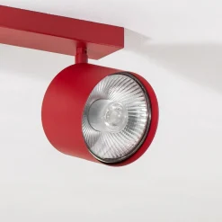 Plafondspot Chloe verstelbaar 2-lamps, rood