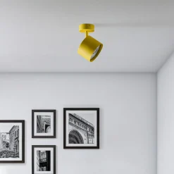 Plafondspot Chloe verstelbaar 1-lamp, geel