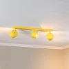 Plafondspot Chloe verstelbaar 3-lamps, geel