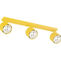 Plafondspot Chloe verstelbaar 3-lamps, geel