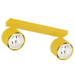 Plafondspot Chloe verstelbaar 2-lamps, geel