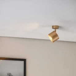 Plafondspot Chloe verstelbaar 1-lamp, goud