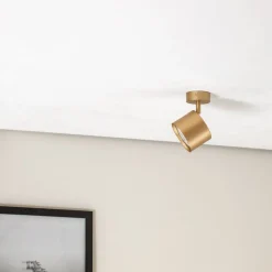 Plafondspot Chloe verstelbaar 1-lamp, goud