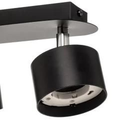 Plafondspot Cloudy 3-lamps zwart