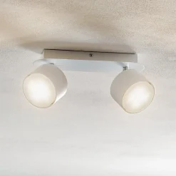 Plafondspot Cloudy 2-lamps wit