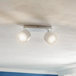 Plafondspot Cloudy 2-lamps wit