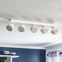 Plafondspot Cloudy 5-lamps wit