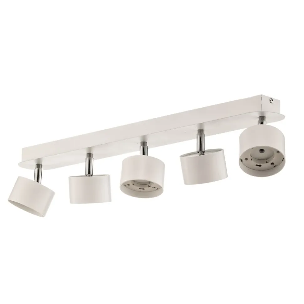 Plafondspot Cloudy 5-lamps wit
