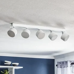 Plafondspot Cloudy 5-lamps wit