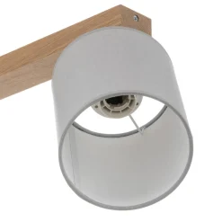 Plafondspot Corralee, grijs, 2-lamps