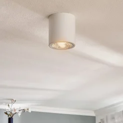 Plafondspot downlight Round in wit, Ø 13,3 cm