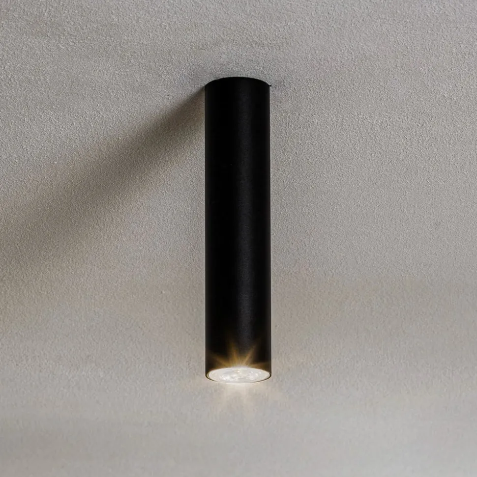 Plafondspot Eye, hoogte 25 cm, zwart