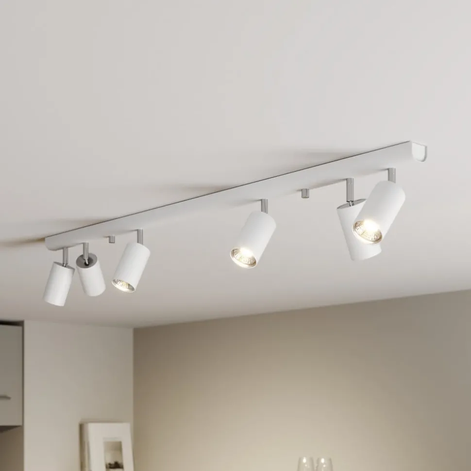 Plafondspot Eye Spot 6-lamps, wit