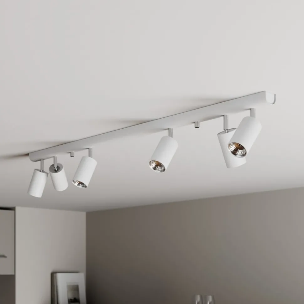 Plafondspot Eye Spot 6-lamps, wit