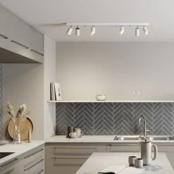 Plafondspot Eye Spot 6-lamps, wit