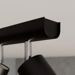 Plafondspot Eye Spot 6-lamps, zwart