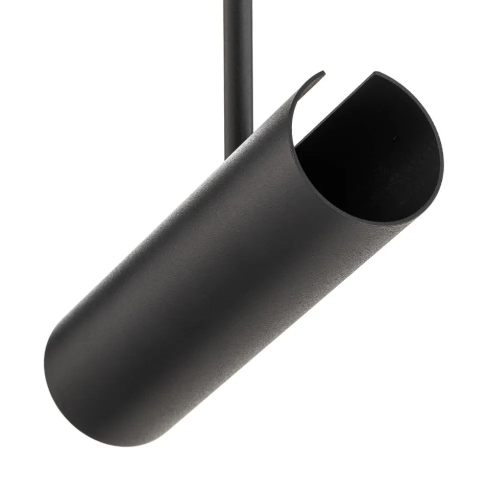 Plafondspot Eye Super, hoogte 58 cm, zwart