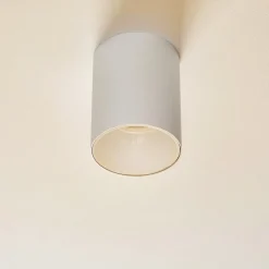 Plafondspot Eye Tone in cilindervorm wit