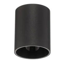 Plafondspot Eye Tone in cilindervorm zwart