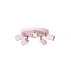 Plafondspot Fun, roze, Ø 30 cm, verstelbaar, GU10