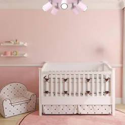 Plafondspot Fun, roze, Ø 30 cm, verstelbaar, GU10