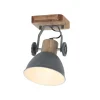 Plafondspot Gearwood. 1-lamp, grijs