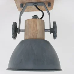 Plafondspot Gearwood. 1-lamp, grijs