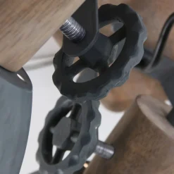 Plafondspot Gearwood, 2-lamps, grijs