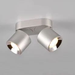 Plafondspot Guayana GU10 2-lamps nikkel
