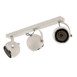 Plafondspot Kron, 3-lamps, wit