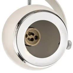 Plafondspot Kron, 3-lamps, wit