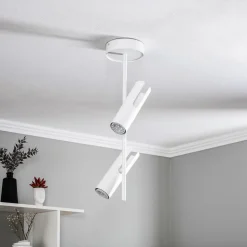 Plafondspot Leda 2, 2-lamps, wit