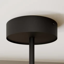 Plafondspot Leda 3, 3-lamps, zwart-goud